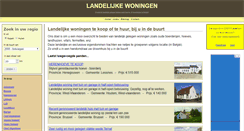 Desktop Screenshot of landelijke-woningen.be